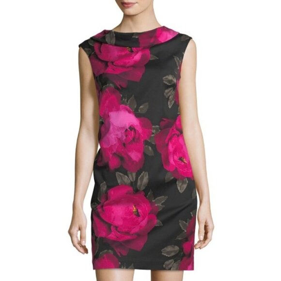 Trina Turk Wondrous Floral-Print Sheath Dress - Picture 1 of 3
